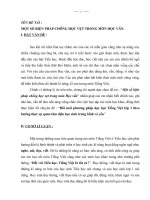 SKKN BIỆN PHÁP CHỐNG HỌC VẸT MÔN HỌC VẦN Ở LỚP 1