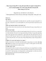 Thực trạng sử dụng BCTC cũng như quan điểm của người sử dụng BCTC của các doanh nghiệp vừa và nhỏ trong nền kinh tế chuyển đổi