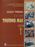 Giáo trình Luật thương mại. Tập 2