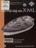 Giáo trình Nhập môn XML