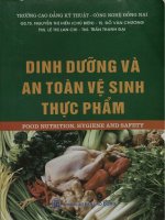 Dinh dưỡng và an toàn vệ sinh thực phẩm
