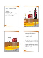 BÀI GIẢNG NỀN MÓNG HAY