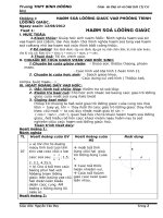 Giáo  án Đại số và Giải tích 11 cơ bản