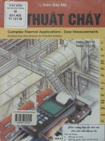 Kỹ thuật cháy - Giáo trình cho sinh viên các trường đại học khối kỹ thuật