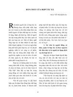 BẢN CHẤT CỦA HỢP TÁC XÃ