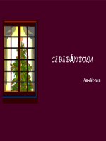 Giáo án điện tử bai cô bé bán diêm môn gnữ văn 8