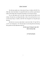 Đánh giá tiềm năng sản xuất sạch hơn tại công ty cổ phần Phổ Yên, Phổ Yên, Thái nguyên