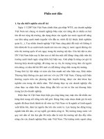 Thực trạng và giải pháp xây dựng, phát triển thương hiệu may mặc Việt Nam