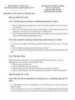 Đề thi cao học trường đại học kinh tế quốc dân