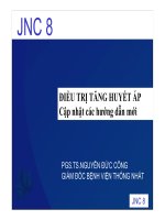 Điều trị tăng huyết áp-Cập nhật các hướng dẫn mới