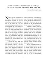 CHÍNH SÁCH THỦY LỢI PHÍ Ở VIỆT NAM NHÌN LẠI CÁC VẤN ĐỀ PHÁT SINH TRONG QUÁ TRÌNH THỰC THI