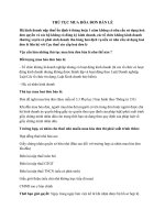 Thủ tục mua hóa đơn bán lẻ