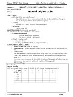 Giáo án Đại số 11 chuẩn