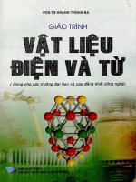Giáo trình vật liệu điện và từ