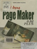 Sử dụng PageMaker 6.52 plus