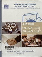Giáo trình Quản trị nhân lực