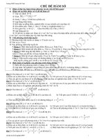 đề cương ôn thi thpt môn toán