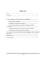 Chủ nghĩa duy vật nhân bản của Phoiơbắc và vai trò của nó đối với triết học Mác