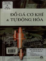 Đồ gá cơ khí và tự động hóa