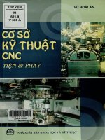 Cơ sở kỹ thuật CNC- Tiện và phay - Giáo trình dùng cho sinh viên và học viên cao học khối kỹ thuật