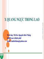 X quang ngực trong lao
