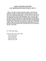 BÁO CÁO LẬP TRÌNH HƯỚNG ĐỐI TƯỢNG VỚI C++ Tìm hiểu về mẫu hàm (function template), mẫu lớp (class template)