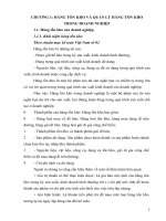 CÁC THỰC TRẠNG QUẢN LÝ HÀNG TỒN KHO TẠI CÔNG TY TNHH TƯ VẤN THIẾT KẾ VÀ XÂY DỰNG A.I.C