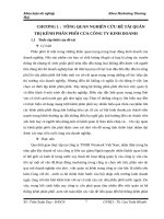 Quản trị kênh phân phối sản phẩm chất tẩy rửa của công ty TNHH Winmark Việt Nam trên thị trường Hà Nội