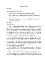 Bài giảng về môi trường nước