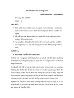 Bài giảng   Ô nhiễm môi trường nước