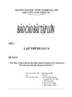 Tìm hiểu về lập trình tạo giao diện người sử dụng (GUI) trong Java. Viết chương trình giải phương trình bậc 2