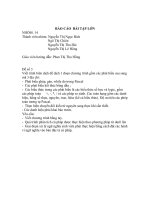 BÁO CÁO  BÀI TẬP LỚN CHƯƠNG TRÌNH DỊCH