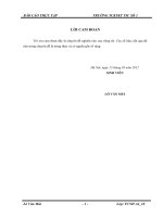 Tình hình hoạt động kinh doanh tại HD Bank Chi nhánh Thăng Long - Cầu Trung Hòa – Hà Nội