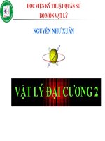 Bài giảng vật lý đại cương 2 chương 8 GV nguyễn như xuân