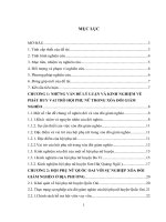 GIẢI PHÁP PHÁT HUY VAI TRÒ CỦA HỘI PHỤ NỮ HUYỆN QUỐC OAI TRONG XÓA ĐÓI GIẢM NGHÈO ĐẾN NĂM 2015