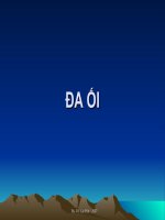 slide về đa ối và thiếu ối