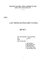 BÁO CÁO LẬP TRÌNH HƯỚNG ĐỐI TƯỢNG VỚI C++ Tìm hiểu về phân cấp lớp ios, các cờ định dạng (flag)