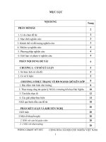 SKKN SKKN Chỉ đạo công tác kiểm tra nội bộ trường học ở trường tiểu học Đại Nghĩa