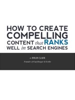 How to create compelling content that ranks well
