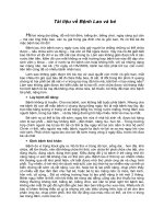 Tài liệu về Bệnh Lao và bé