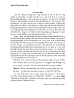 TỔ CHỨC HOẠT ĐỘNG SẢN XUẤT KINH DOANH CỦA CÔNG TY TNHH ĐỨC CƯƠNG