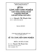 sáng kiến kinh nghiệm Vận dụng phương pháp dạyhọc tích cực vào giờ tiếng việt lớp 7
