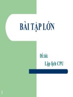 BÀI TẬP LỚN Lập lịch CPU