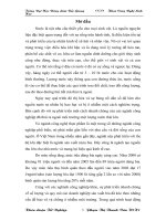 Đánh giá môi trường tác động của nhà máy bia đến môi trường tự nhiên