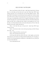 Tình hình tài chính và một số kết quả hoạt động Sở giao dịch  Ngân hàng TMCP Ngoại Thương Việt Nam