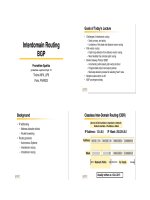 Chuyên đề mạng thế hệ mới mạng  6a bgp interdomain