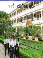 Bài giảng   y tế trường học