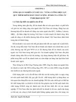 Giải pháp tăng cường hiệu lực quy trình kiểm soát chất lượng dịch vụ khách hàng của công ty TNHH B& H Quốc tế