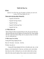 Quản lý các đề tài thực tập tốt nghiệp cuối khóa của sinh viên trường ĐH Nông Nghiệp Hà Nội