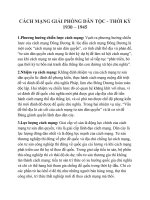 CÁCH MẠNG GIẢI PHÓNG dân tộc   THỜI kỳ 1930 – 1945